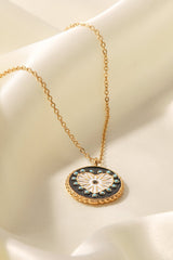Heart Design Round Pendant Necklace - Shah S. Sahota
