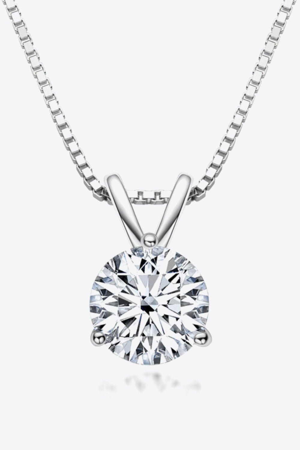 Show Off 1 Carat Moissanite Pendant Necklace - Shah S. Sahota