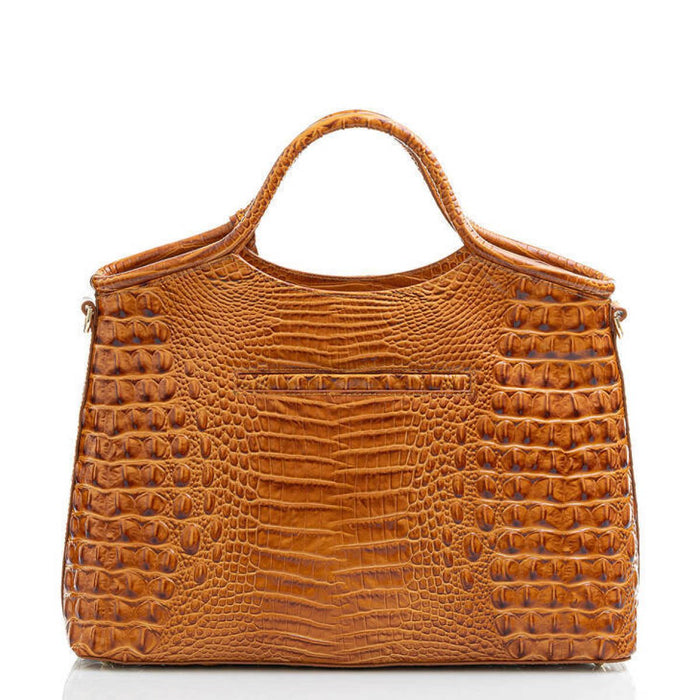 Retro Crocodile Pattern Tote Bag - Shah S. Sahota