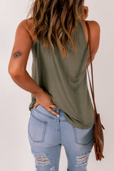 Crochet Lace Detail Tank Top - Shah S. Sahota