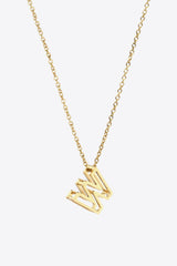 U to Z Letter Pendant Nekclace - Shah S. Sahota