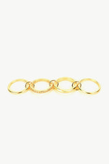 Cubic Zircon Four-Finger Combined Ring - Shah S. Sahota