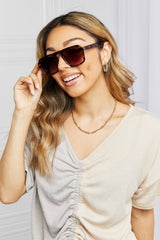 Tortoiseshell Square Polycarbonate Frame Sunglasses - Shah S. Sahota