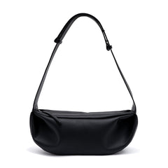 Retro Dumpling Wide Shoulder Zipper Shoulder Bag - Shah S. Sahota