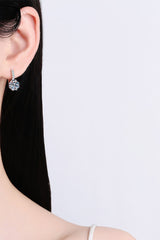 4 Carat Moissanite 925 Sterling Silver Earrings - Shah S. Sahota