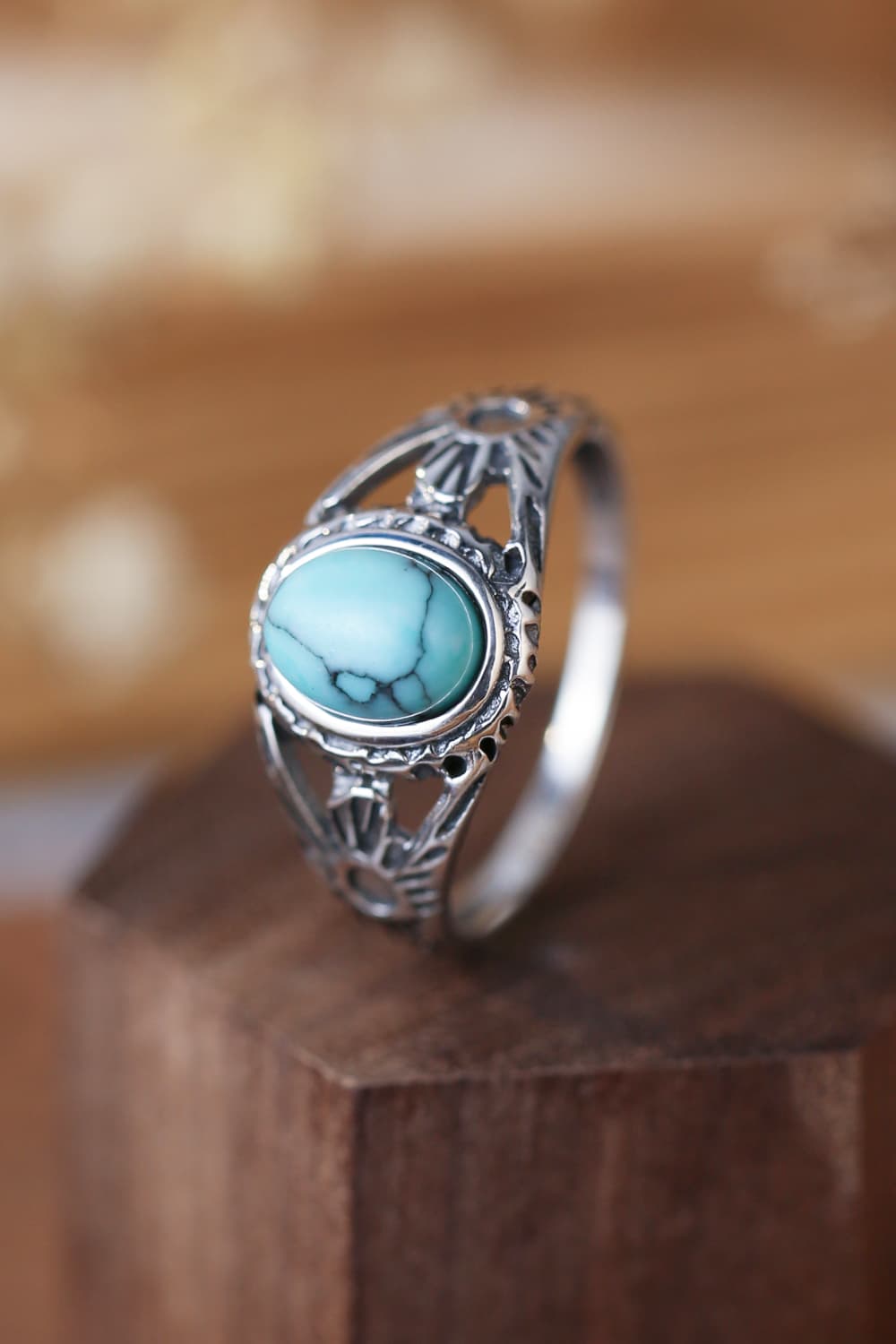 Turquoise 925 Sterling Silver Ring - Shah S. Sahota