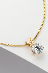 Show Off 1 Carat Moissanite Pendant Necklace - Shah S. Sahota