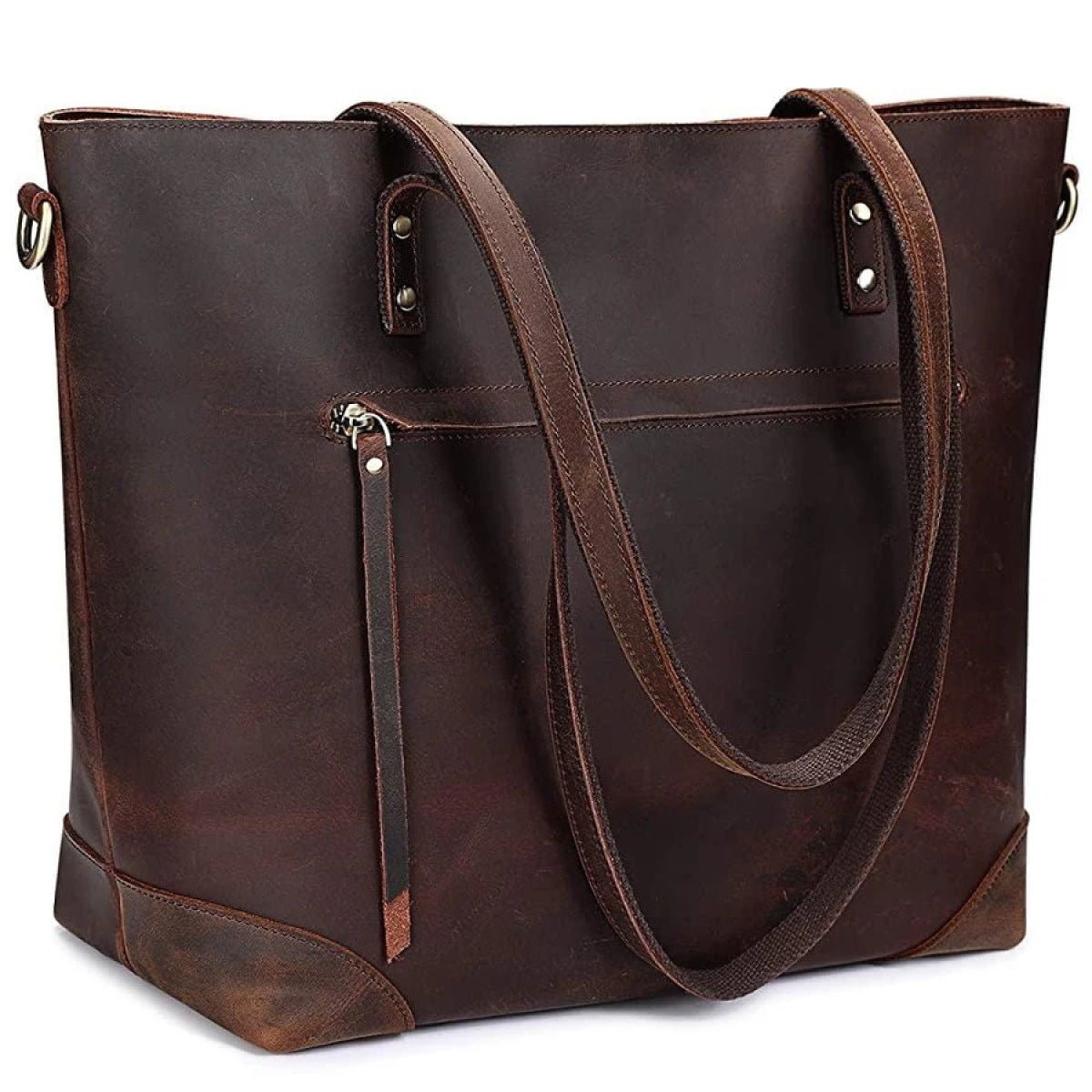 Retro Square One-Shoulder Tote Bag - Shah S. Sahota