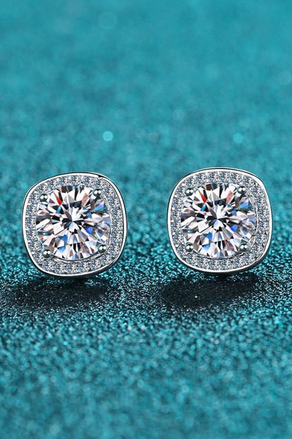 Let Me Love You 1 Carat Moissanite Stud Earrings - Shah S. Sahota