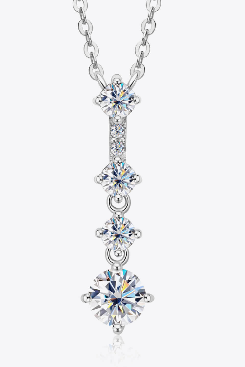 Keep You There Multi-Moissanite Pendant Necklace - Shah S. Sahota