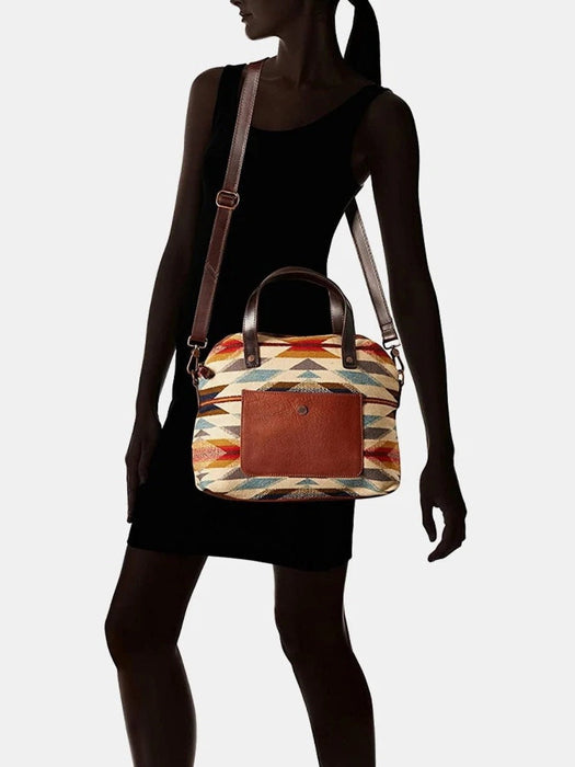 Retro Linen Cotton Crossbody Bag - Shah S. Sahota