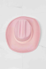 Fame Western Cutie Cowboy Hat in Pink