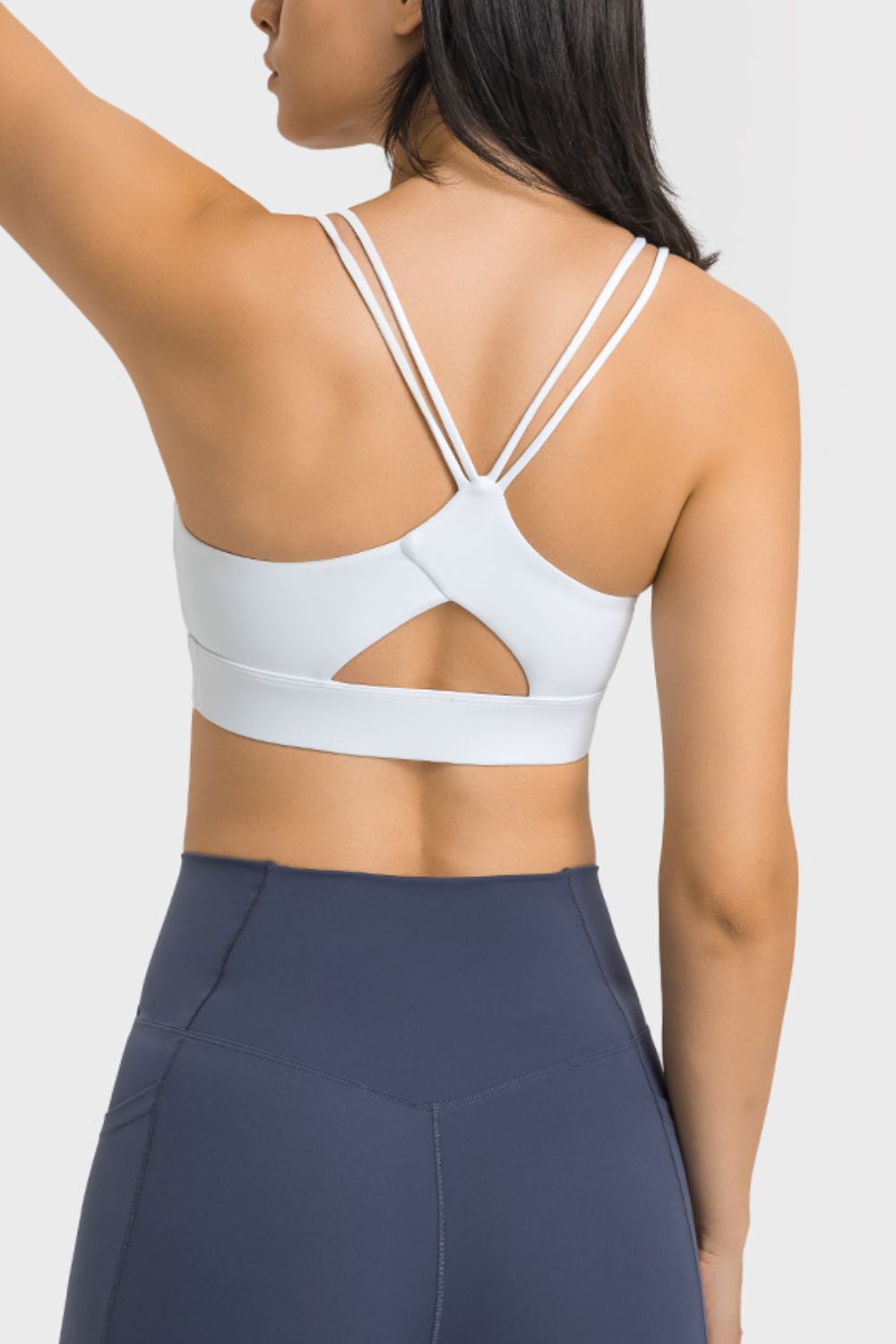 Double-Strap Cutout Sports Bra - Shah S. Sahota