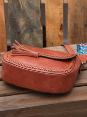 Retro Tassel Saddle Bag - Shah S. Sahota
