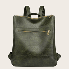 Retro Zipper Large-Capacity Backpack - Shah S. Sahota