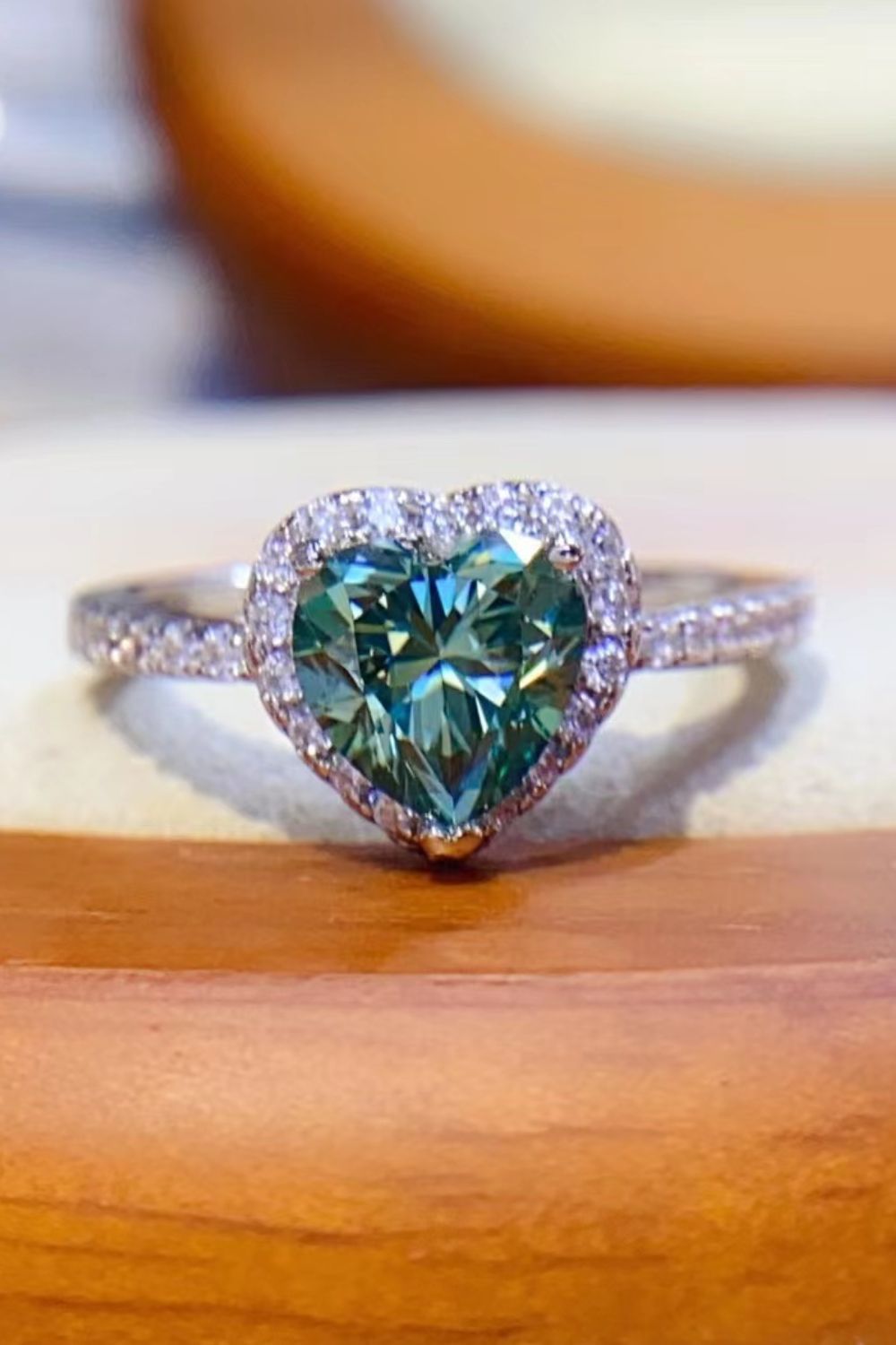 1-Carat Moissanite Heart Ring - Shah S. Sahota