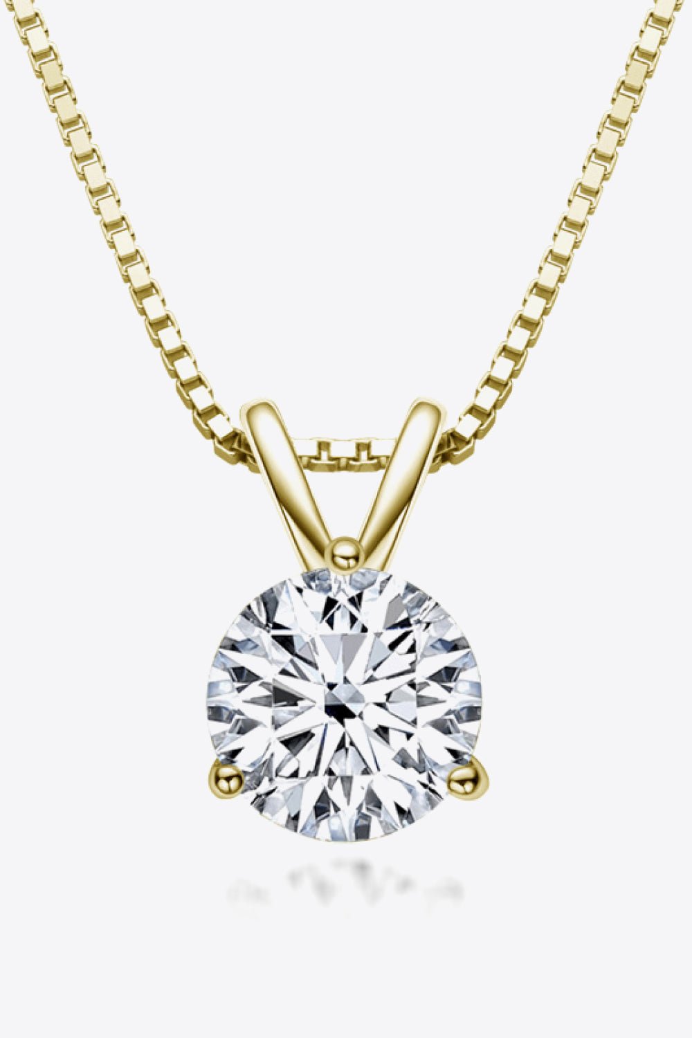 Show Off 1 Carat Moissanite Pendant Necklace - Shah S. Sahota