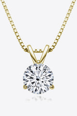 Show Off 1 Carat Moissanite Pendant Necklace - Shah S. Sahota