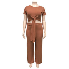 Women‘s Solid Color Two Piece Set - Shah S. Sahota
