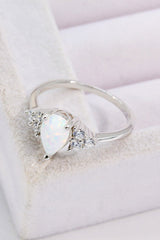 Limitless Love Opal and Zircon Ring - Shah S. Sahota