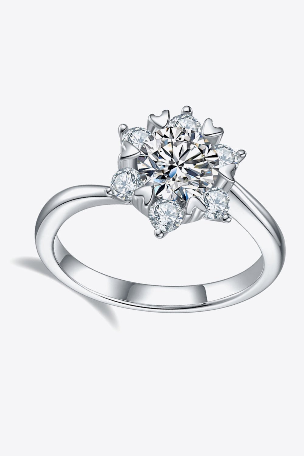 1 Carat Moissanite Zircon Ring - Shah S. Sahota