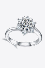 1 Carat Moissanite Zircon Ring - Shah S. Sahota