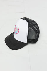 Fame Falling For You Trucker Hat in Black - Shah S. Sahota