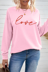 LOVE Dropped Shoulder Sweatshirt - Shah S. Sahota