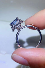 2 Carat Moissanite Contrast 925 Sterling Silver Ring - Shah S. Sahota
