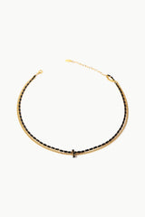 18K Gold-Plated Zircon Double-Layered Necklace - Shah S. Sahota