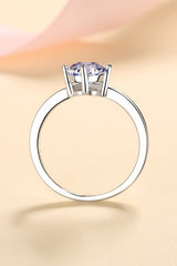 925 Sterling Silver Ring with 1 Carat Moissanite - Shah S. Sahota