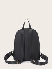 Casual Waterproof Multi-Compartment Rivet Backpack - Shah S. Sahota