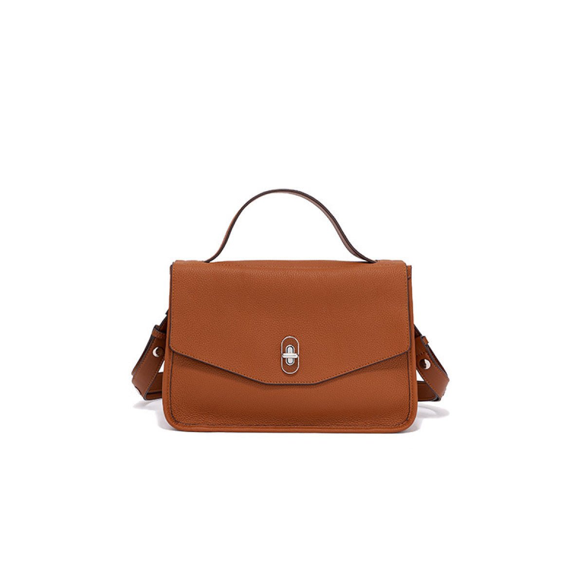 Simple Crossbody Bag With Top Handle - Shah S. Sahota