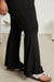 Cotton Bleu Try Me Full Size Elastic Waist Flare Pants - Shah S. Sahota