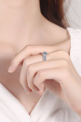 Moissanite 925 Sterling Silver Ring Set - Shah S. Sahota