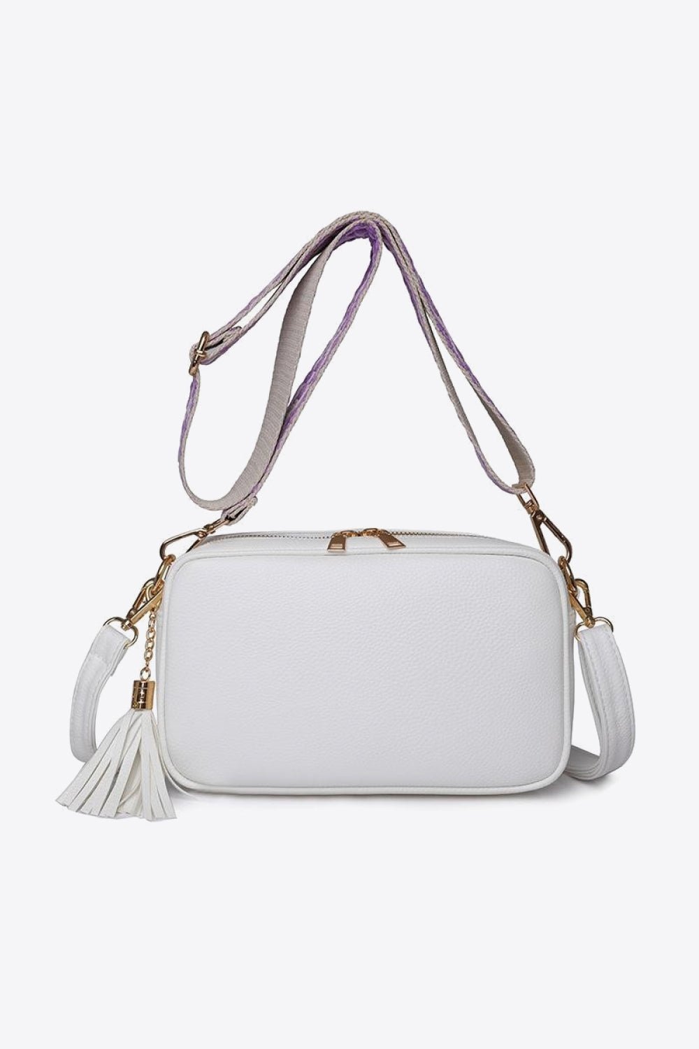 PU Leather Tassel Crossbody Bag - Shah S. Sahota