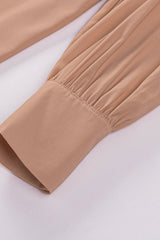 Gathered Detail Puff Sleeve Shirt - Shah S. Sahota