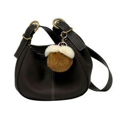 Crescent Shoulder Bag With Removable Handle - Shah S. Sahota