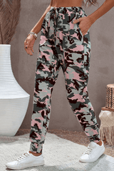 Pink Camouflage Casual Sports Pants - Shah S. Sahota
