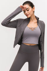 High Neck Active Jacket - Shah S. Sahota