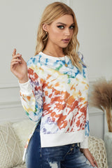 Tie-Dye High Low Sweatshirt - Shah S. Sahota