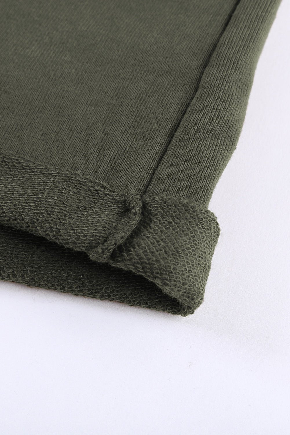 Drawstring Waist Cuffed Shorts - Shah S. Sahota