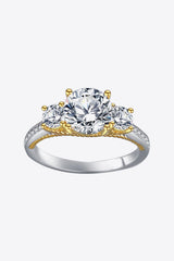 2 Carat Moissanite Contrast Ring - Shah S. Sahota