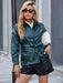 PU Leather Belted Jacket with Pockets - Shah S. Sahota