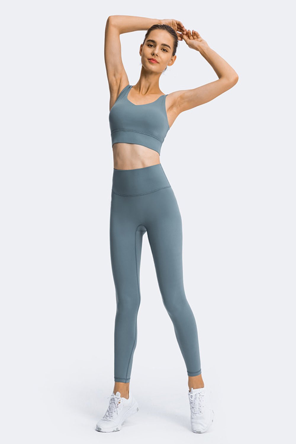 High Rise Ankle Length Yoga Leggings - Shah S. Sahota