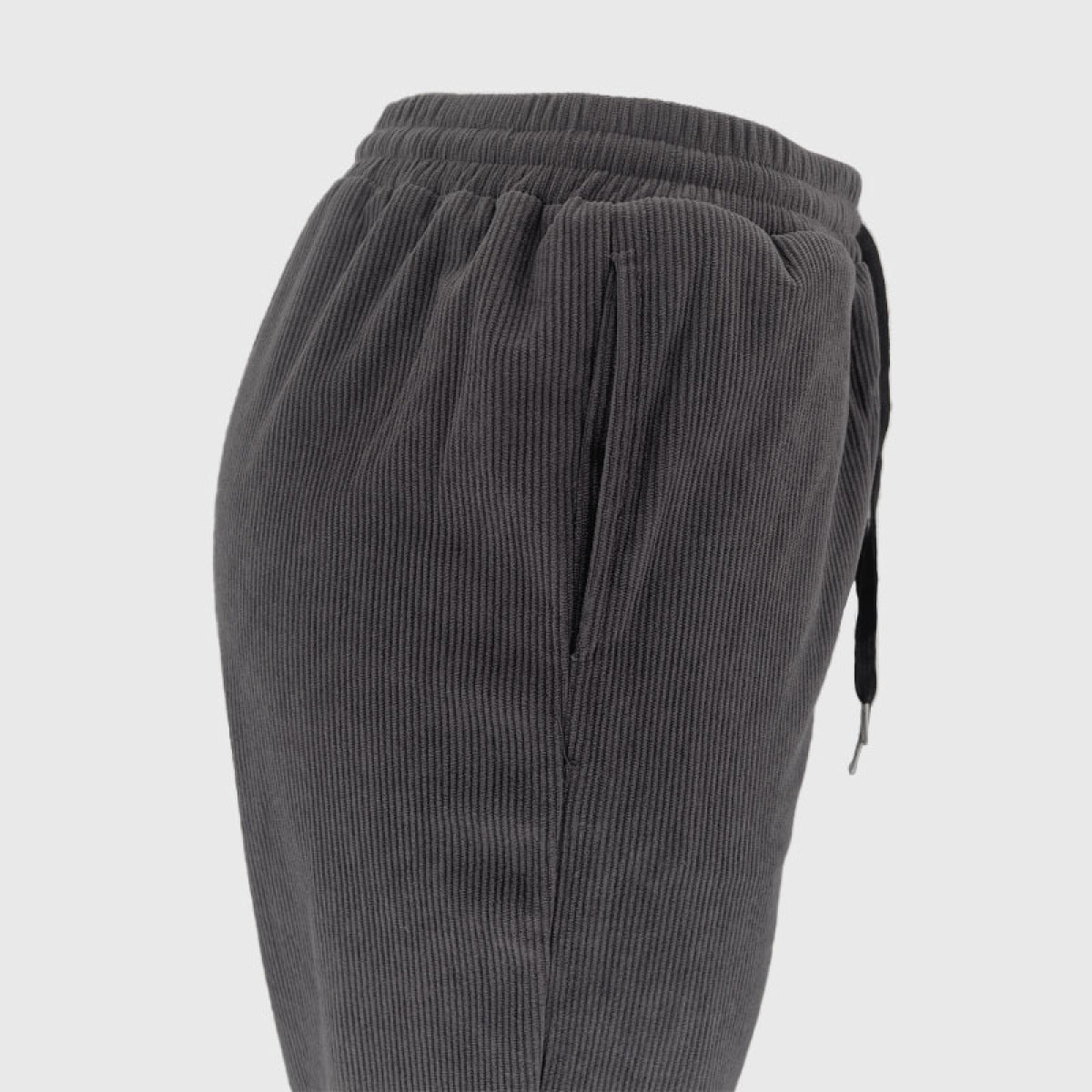 Corduroy Crew Neck Pullover Long Sleeve Sweatshirts & TiePants Two-Piece Sets - Shah S. Sahota