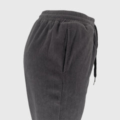 Corduroy Crew Neck Pullover Long Sleeve Sweatshirts & TiePants Two-Piece Sets - Shah S. Sahota