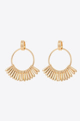 18K Gold-Plated Zinc alloy Drop Earrings - Shah S. Sahota