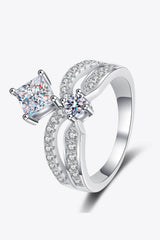 925 Sterling Silver Moissanite Crown Ring - Shah S. Sahota