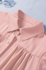 Gathered Detail Puff Sleeve Shirt - Shah S. Sahota